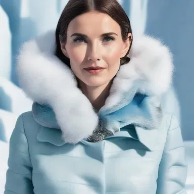 The latest trend in the fashion industry is wearing accessories inspired by the colors and textures of a continental glacier.