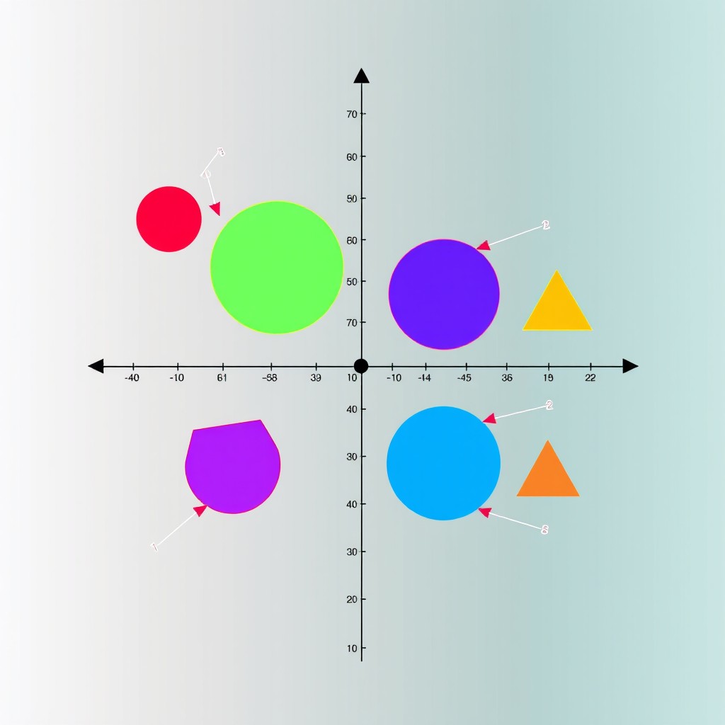 Explore Coordinate Geometry with Vibrant 2D Visuals