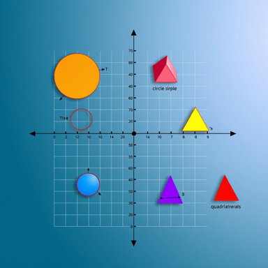 Explore Coordinate Geometry with Vibrant 2D Visuals
