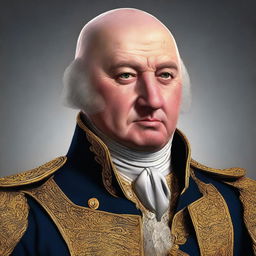 This high-quality digital art captures William Cornwallis, a 35-year-old human bandit