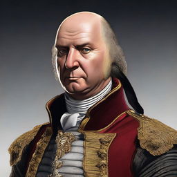 This high-quality digital art captures William Cornwallis, a 35-year-old human bandit