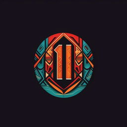 Design a sleek and minimalistic logo featuring the number '710', inspired by the aesthetics of Fijian Tapa art.