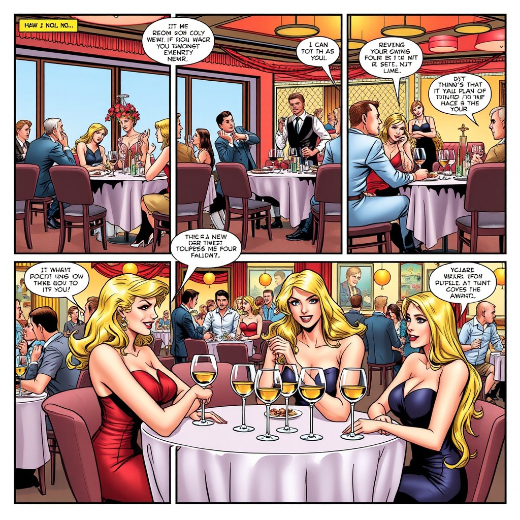 A comic book page with 6 panels arranged in 3 tiers