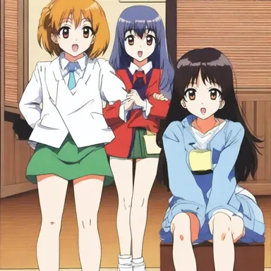The anime series contained several crude jokes that were inappropriate for younger audiences.