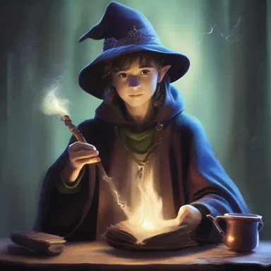 In the land of magic and sorcery, the young wizard used crude ingredients to create powerful spells.