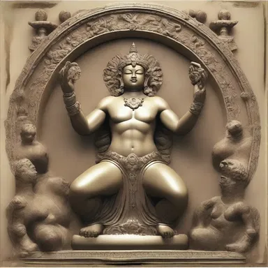 According to ancient mythology, the gods forged the world using crude elements found in nature.