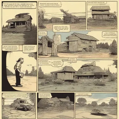 The crude illustrations in that comic strip gave it a rustic and unrefined aesthetic.