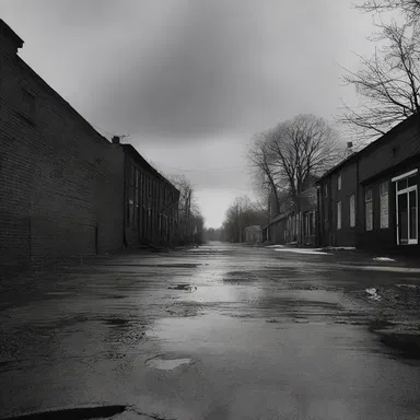 The dark secret of the small town was that it was built on top of a crude oil deposit, with the evil spirits lurking beneath.