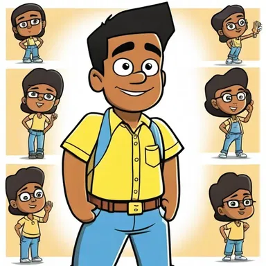 The main character in the cartoon show is a left-winger who advocates for social equality and justice.