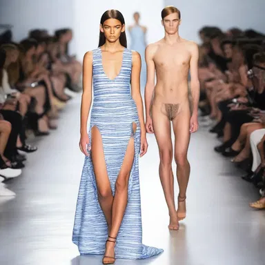 In her latest runway show, the designer decided to waive traditional gender norms and featured men wearing dresses.