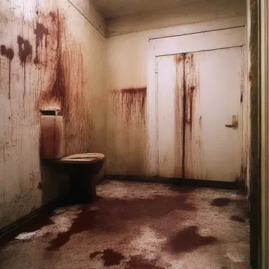As I turned the corner, I discovered a blood-soaked room with horrifying screams coming from within.