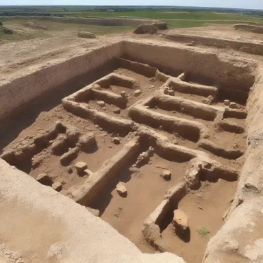 During an archaeological dig, researchers discovered the remains of an ancient city dating back to the Roman Empire.