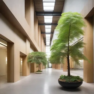 The architect was able to discover the rare plant species that could be incorporated into the design of the building.