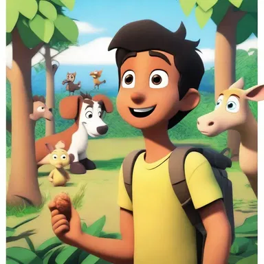 In the animated series, the protagonist embarks on a quest to discover a new species of talking animals.