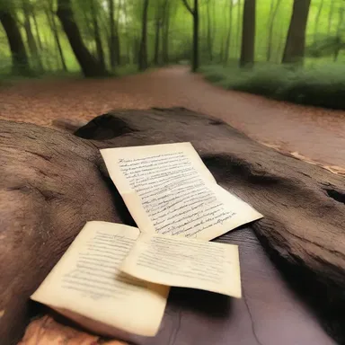 In a picturesque park, I discover a handwritten love letter tucked away in a secret spot, filled with heartfelt words and romantic gestures.