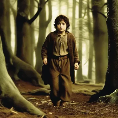In the magical world of 'The Lord of the Rings,' Frodo Baggins sets out on a quest to discover the One Ring.