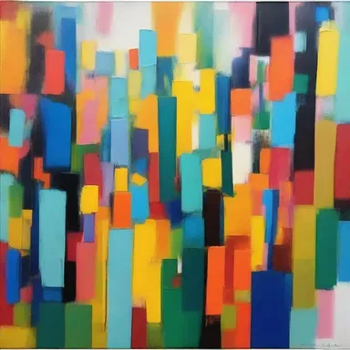 The artist used vibrant colors and unique brush strokes to discover a new style of painting.