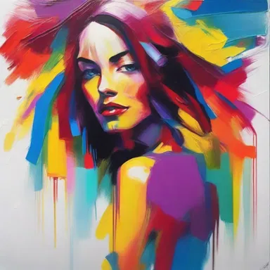 The artist used vibrant colors and unique brush strokes to discover a new style of painting.