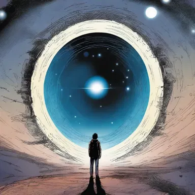 In the novel, the protagonist accidentally discovers a hidden portal that leads to a parallel universe.