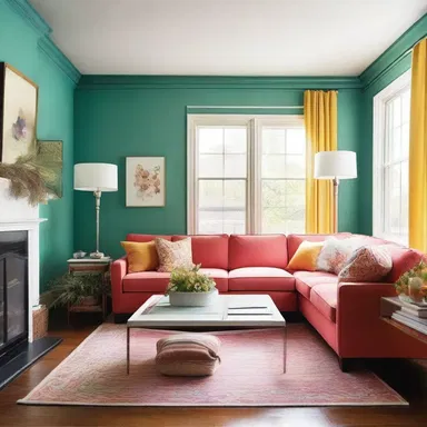 The regretful homeowner wished they had chosen a different color scheme for their living room.