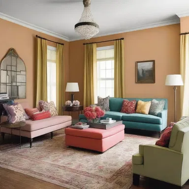 The regretful homeowner wished they had chosen a different color scheme for their living room.