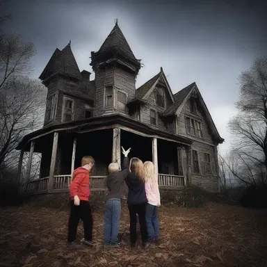 The regretful decision to explore the haunted house left them trembling with fear.