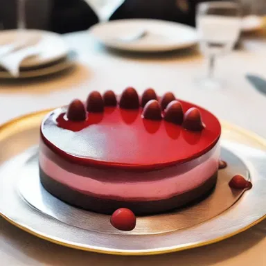 The dinner guests were unsettled when a bloody finger was revealed as the entremets on the table.