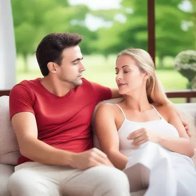 After a heated argument, the couple needed some relaxation time together to restore their relationship and find their equilibrium again.