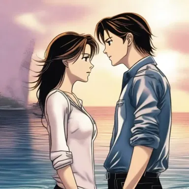 In the romantic movie, the protagonist squalls out their love for their partner in a tender moment.