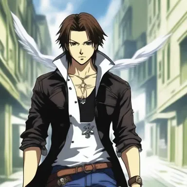 The character in the anime series would squall whenever he encountered something unexpected or frightening.