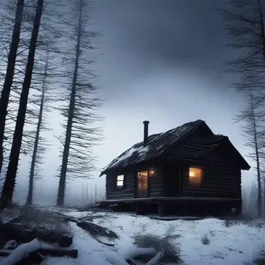 In the horror movie, the protagonist found herself trapped in a desolate cabin as the wind outside started to squall, intensifying the eerie atmosphere.
