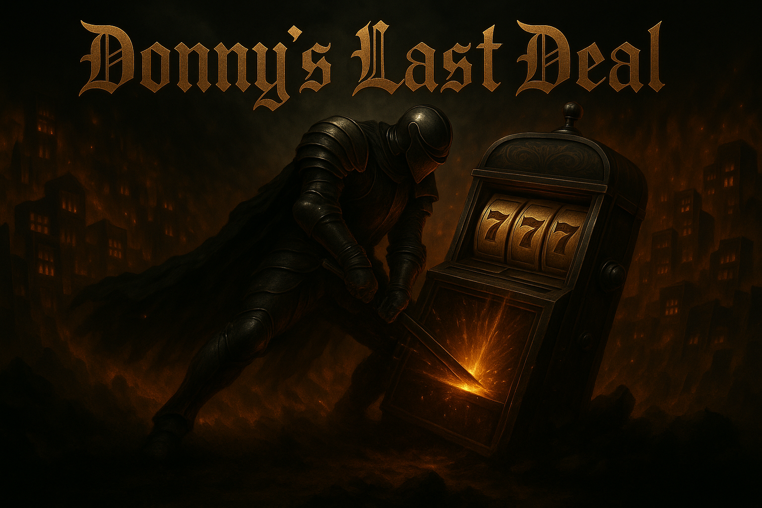 Make the font choice to be a gothic font. Everything thing else is good