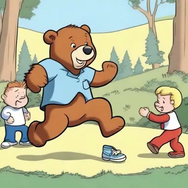 In the cartoon, the character accidentally stepped on a patch of bear's foot and the odor was so strong that everyone nearby fainted.