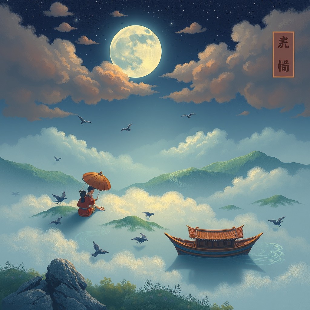 在夜幕笼罩的森林中，一位性感丰满的日本女忍者悄然潜行。她身穿紧身束腰的黑色忍者服，以完美的曲线展现出她的诱人身姿，衣料在月光下微微闪烁。她的每一步都如行云流水般轻盈，令敌人难以察觉；锐利的眼神如同鹰隼，深邃中透着危险的光芒，似乎在暗示着她的致命一击即将来临。她灵活地转身，手中的手里剑在指间闪烁着冷冷的光泽，宛若黑夜中的星辰。此刻的她，既是神秘魅惑的女忍者，也是一个不可小觑的致命存在。