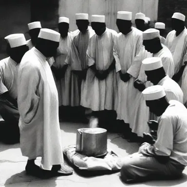 The religious rituals were performed confusingly, causing many followers to question the intended message behind the practices.