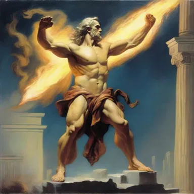 According to Greek mythology, Prometheus stole fire from the gods, which is considered a pyrolytic act.