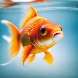 A vibrant, high-quality image of a goldfish