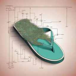 Detailed illustration of a Flip Flop made from logic gates