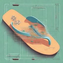 Detailed illustration of a Flip Flop made from logic gates