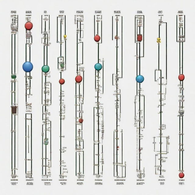 Comprehensive list of logic gates, each accompanied by its detailed image and name