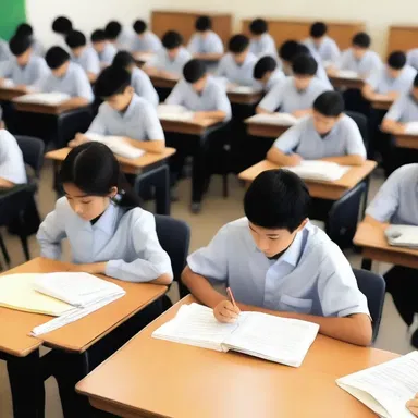 The scores of the students in the class average out to be 75%.