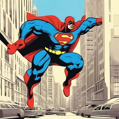 As the superhero flew through the city, his powerful punch created a burst of sonority, indicative of his strength and might.