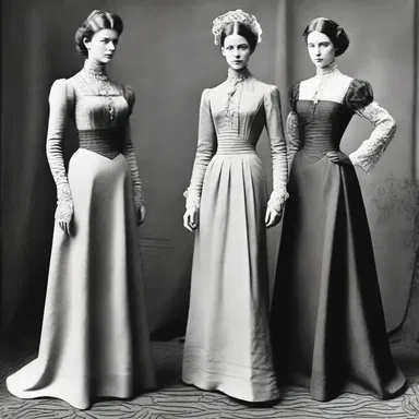 The virtue of modesty was emphasized in the fashion industry, promoting elegant and conservative clothing.