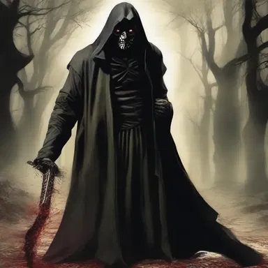 The horror novel depicted a villain devoid of virtue, committing heinous acts without remorse.
