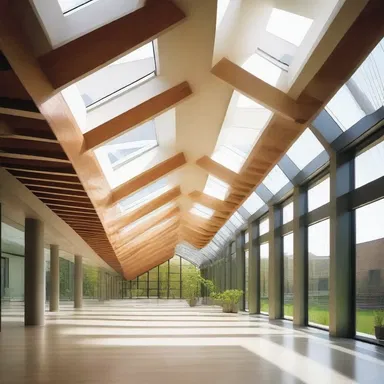 The virtue of this building design is its ability to maximize natural light and airflow.
