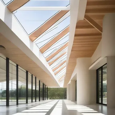 The virtue of this building design is its ability to maximize natural light and airflow.