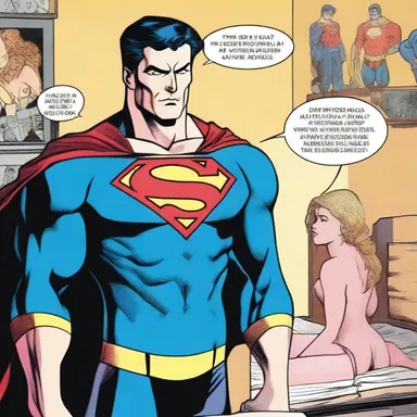 In the superhero comic, the protagonist upholds his virtue and refuses to engage in any immoral sexual relations.