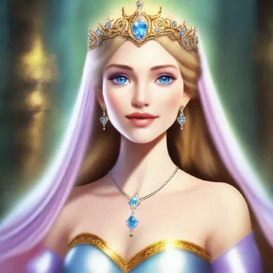 In the magical kingdom, the virtuous princess used her powers to protect the realm from evil sorcerers.