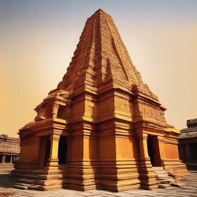 The ancient temple was adorned with ocher paint, symbolizing purity and spirituality.