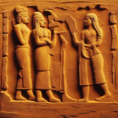 Ocher pigments were commonly used by ancient civilizations to create artwork and depict important historical scenes.